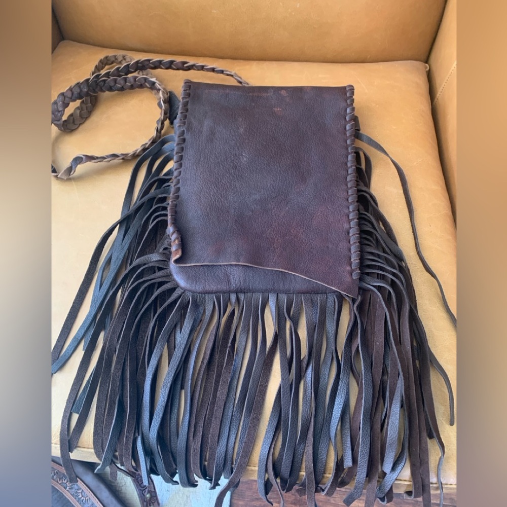 American Darling Brown Fringe Bag